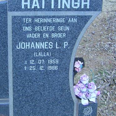 HATTINGH Johannes L.P. 1959-1986