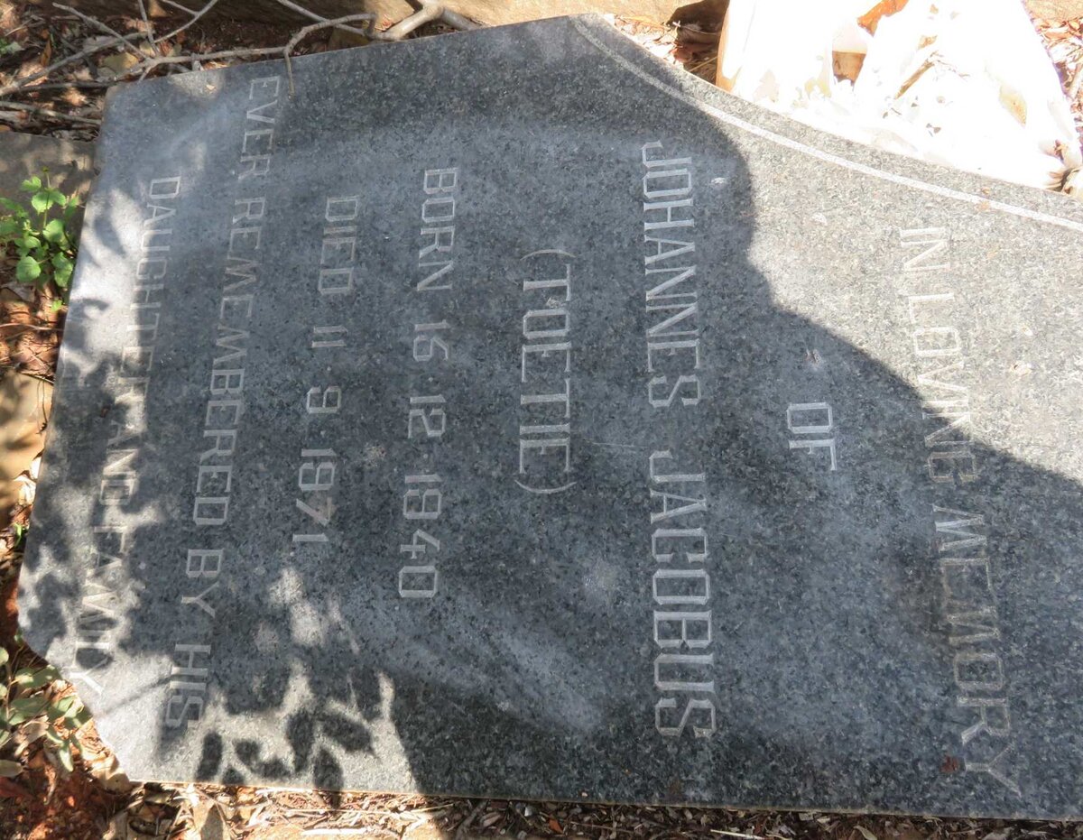 HATTINGH Johannes Jacobus 1940-1971