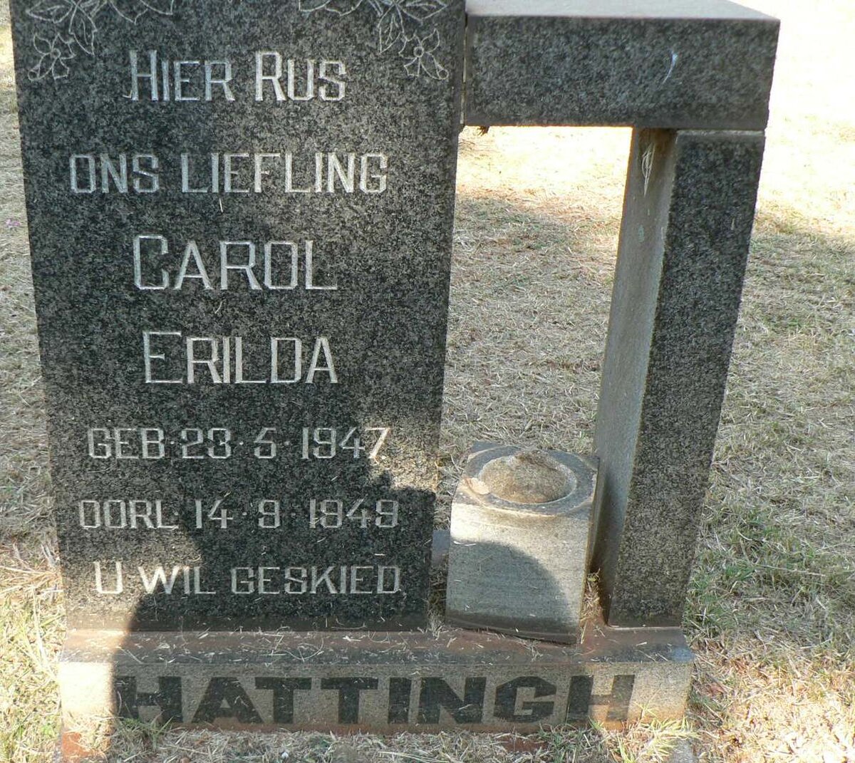 HATTINGH Carol Erilda 1947-1949