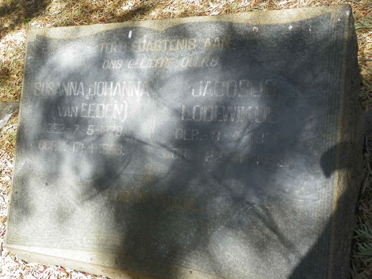 HATTINGH Jacobus Lodewikus 1868-1949 &amp; Susanna Johanna VAN EEDEN 1869-1949