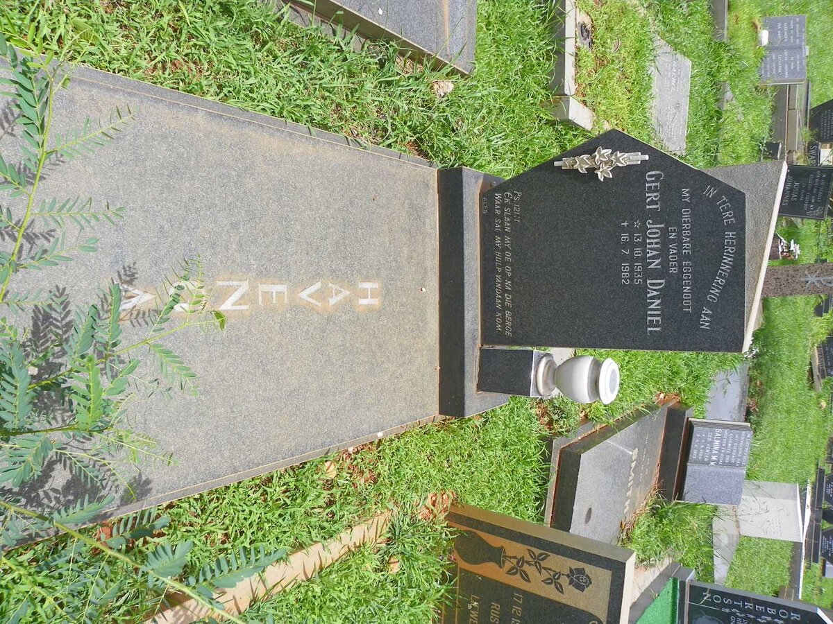 HAVENGA Gert Johan Daniel 1935-1982