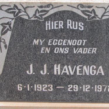 HAVENGA J.J. 1923-1972