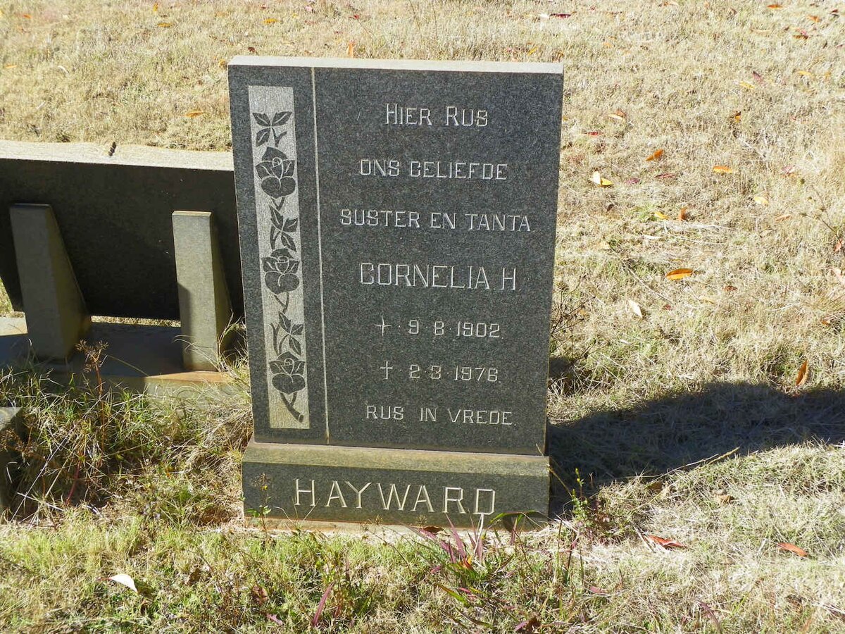 HAYWARD Cornelia H. 1902-1976