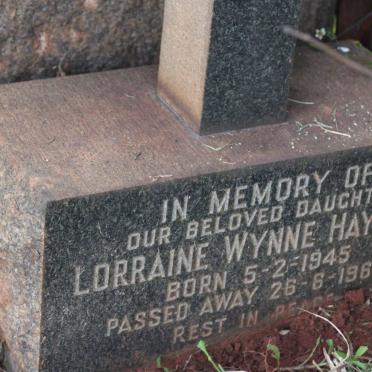 HAYNES Lorraine Wynne 1945-1963
