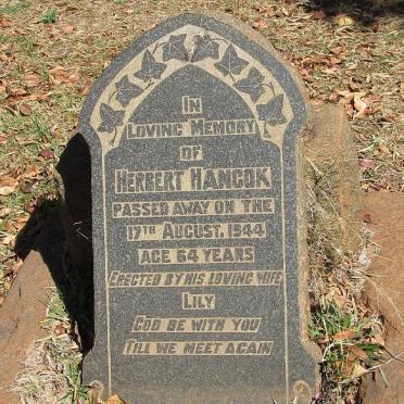 HANCOK Herbert -1944