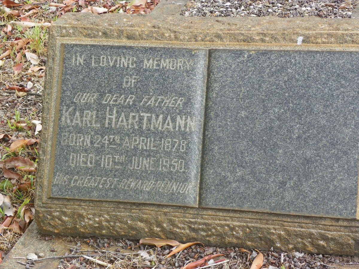 HARTMANN Karl 1878-1950