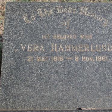 HAMMERLUND Vera 1916-1961