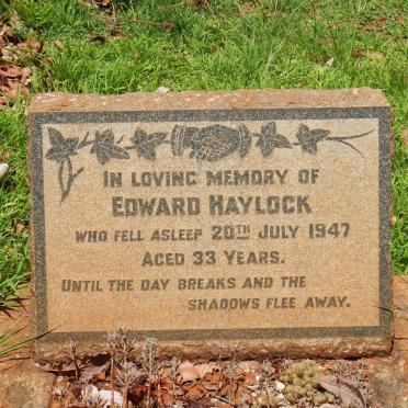 HAYLOCK Edward -1947
