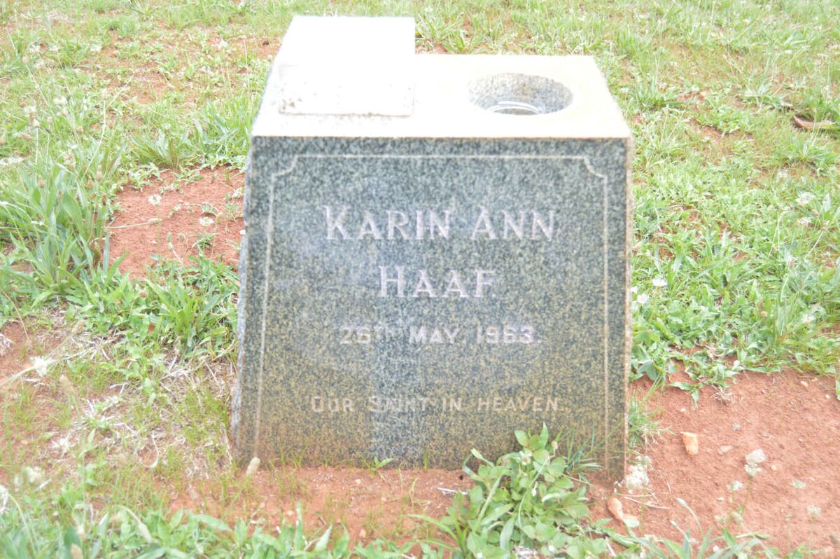 HAAF Karin Ann -1963