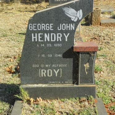 HENDRY George John 1890-1946