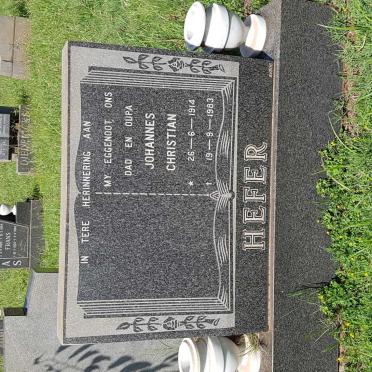 HEFER Johannes Christian 1914-1983