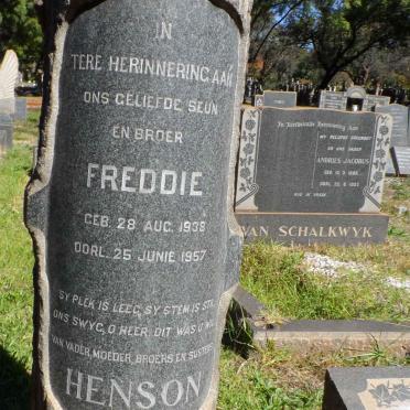 HENSON Freddie 1938-1957