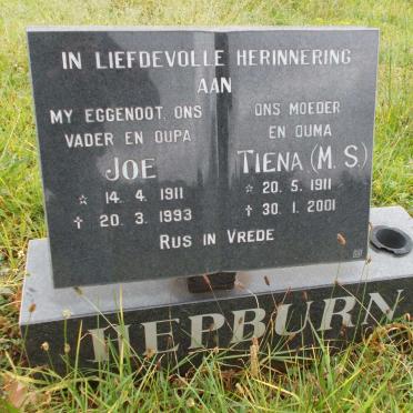 HEPBURN Joe 1911-1993 &amp; M.S. 1911-2001