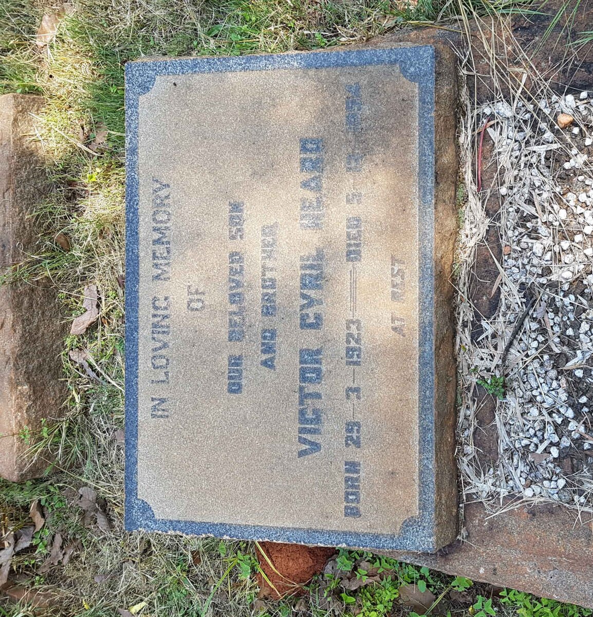 HEARD Victor Cyril 1923-1954