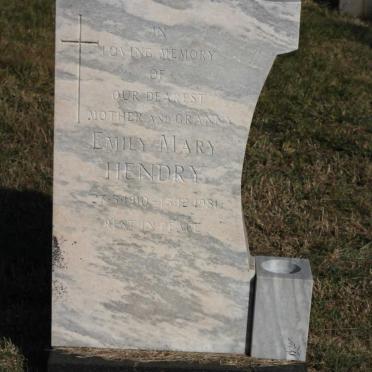 HENDRY Emily Mary 1910-1981