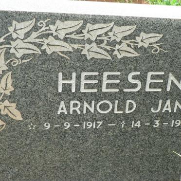 HEESEN Arnold Jan 1917-1977