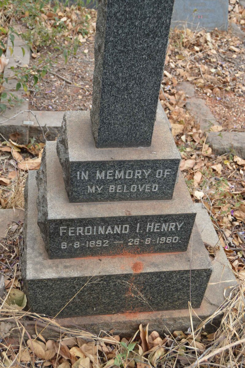 HENRY Ferdinand I. 1892-1960
