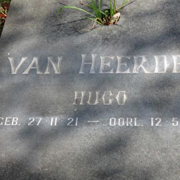 HEERDEN Hugo, van 1921-1970