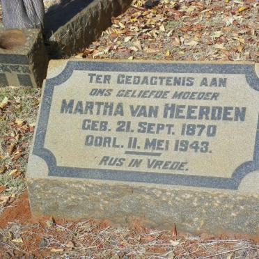 HEERDEN Martha, van 1870-1943