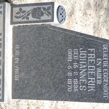 HEERDEN Frederik Johannes, van 1935-1970