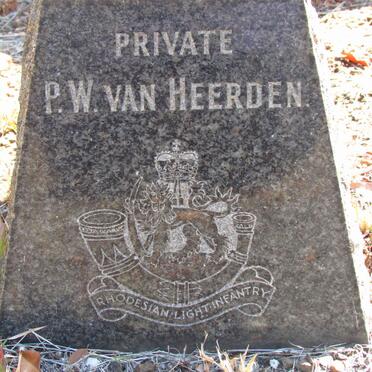 HEERDEN Pieter Willem, van 1942-1961