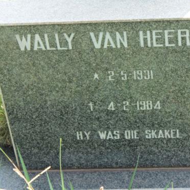 HEERDEN Wally, van 1931-1984