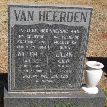 HEERDEN William H., van 1908-1986 &amp; Lilian 1916-2009
