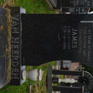 HEERDEN James, van 1930-1988