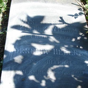 HEERDEN Pieter Willem, van 1898-1966 &amp; Cornelia Helena DELPORT 1902-1967