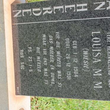 HEERDEN Louisa M.M., van 1904-1991