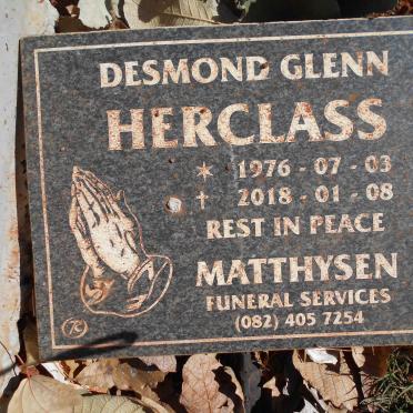 HERCLASS Desmond Glenn 1976-2018