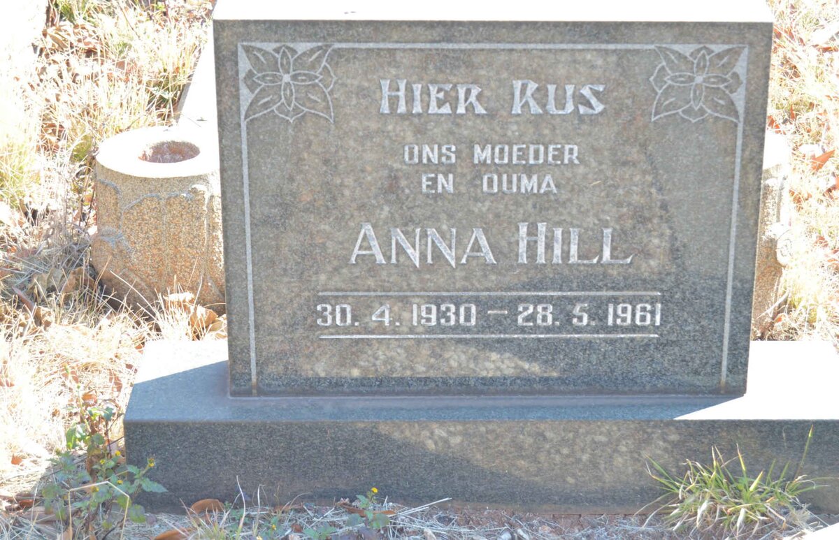 HILL Anna 1930-1961