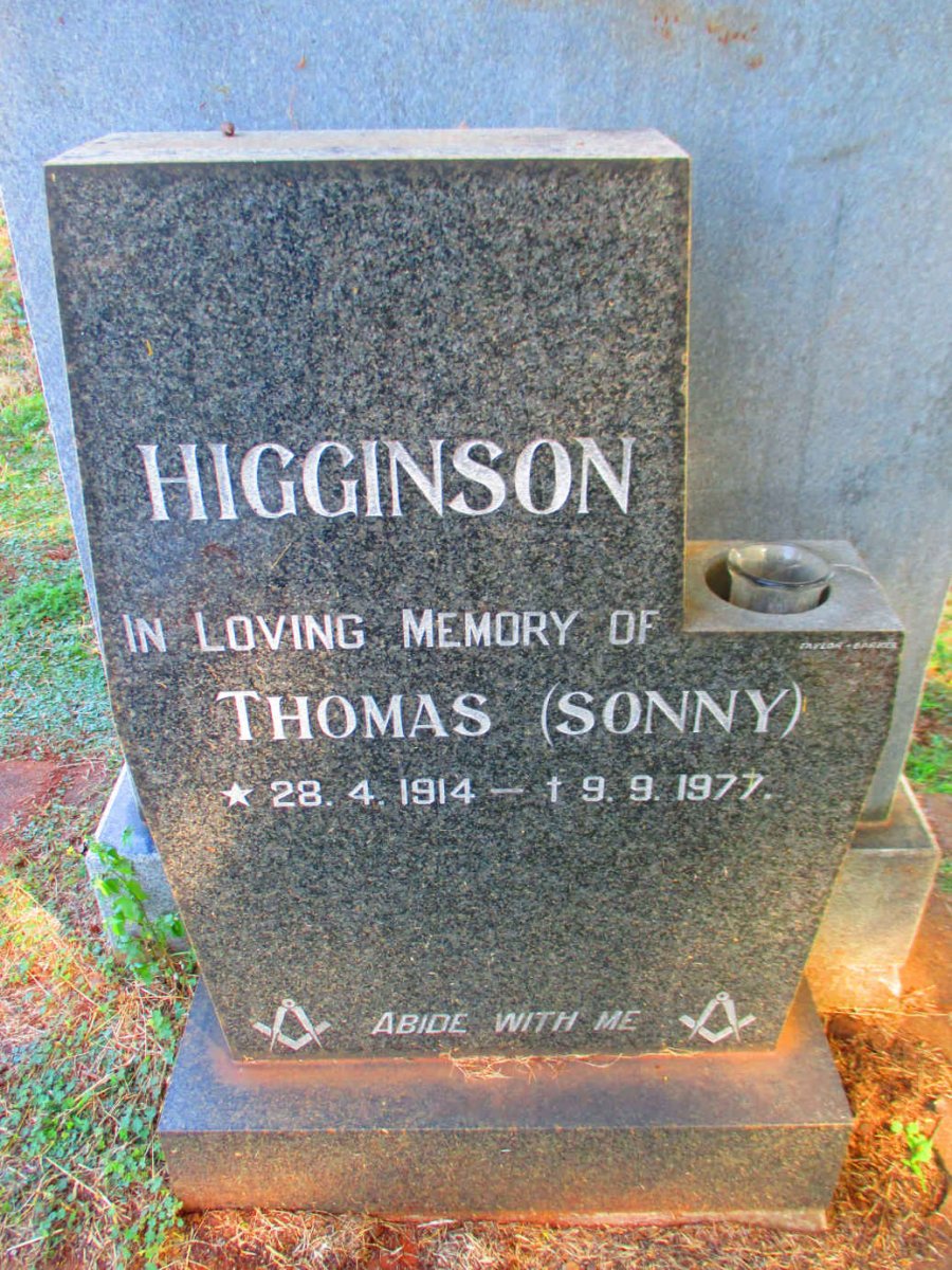 HIGGINSON Thomas 1914-1977