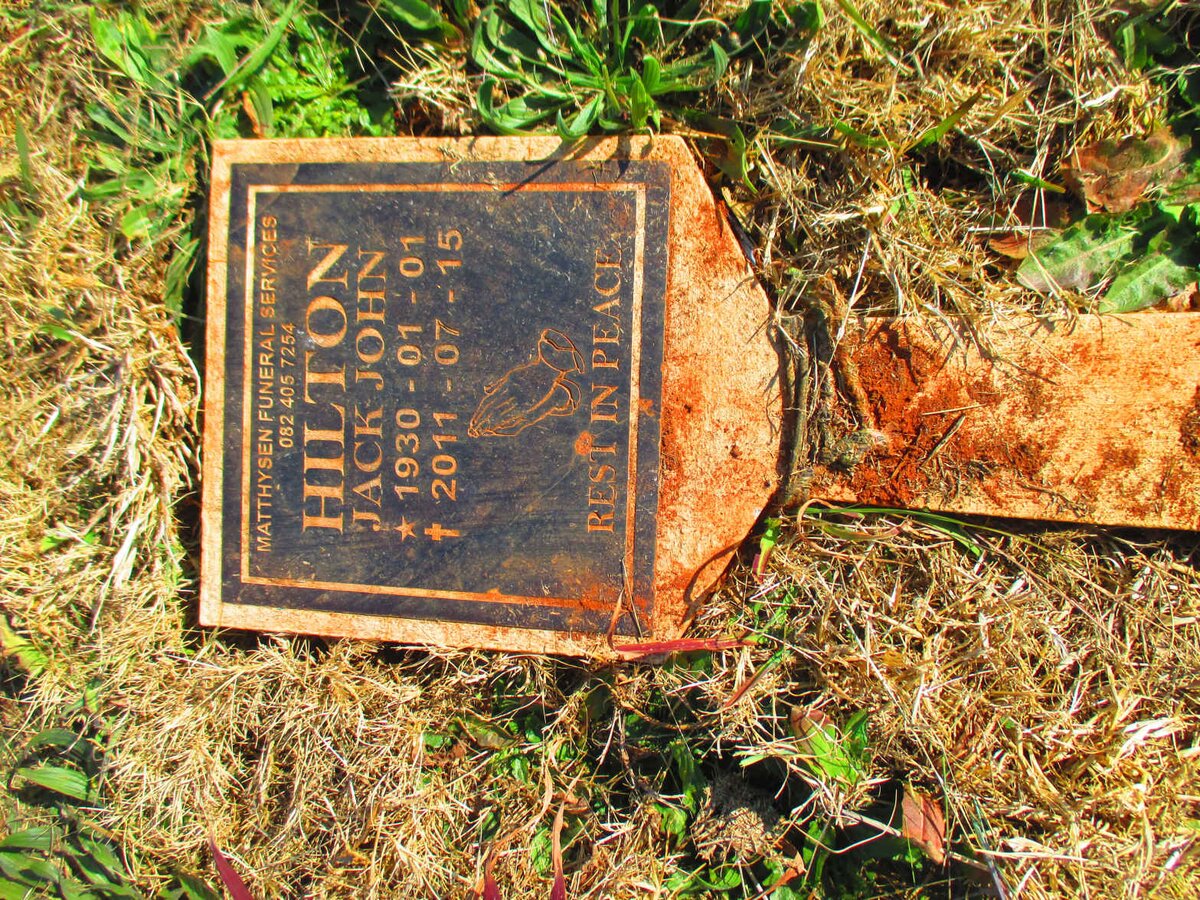 HILTON Jack John 1930-2011