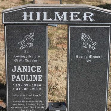 HILMER Janice Pauline 1984-2012