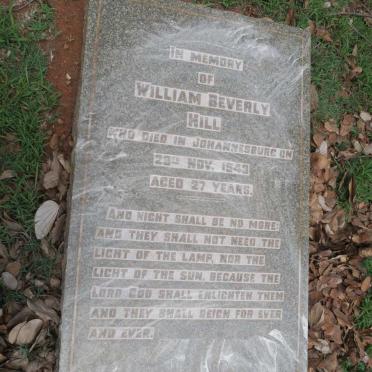 HILL William Beverly -1943