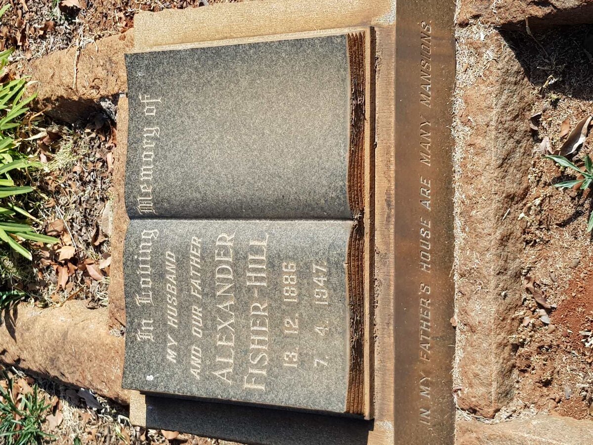 HILL Alexander, FISHER 1886-1947