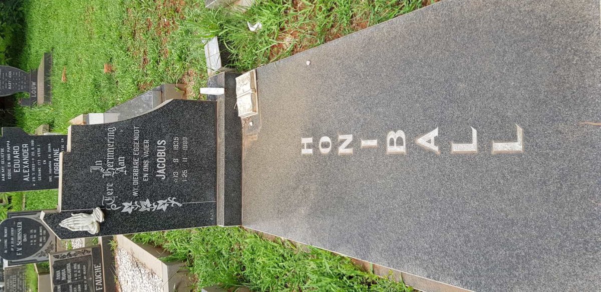 HONIBALL Jacobus 1935-1980