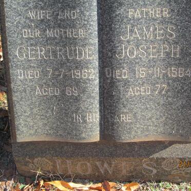 HOWES James Joseph -1964 &amp; Gertrude -1962