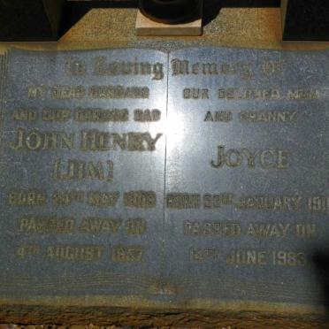 HOLLOWAY John Henry 1909-1957 &amp; Joyce 1910-1983