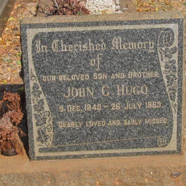 HUGO John C. 1940-1963