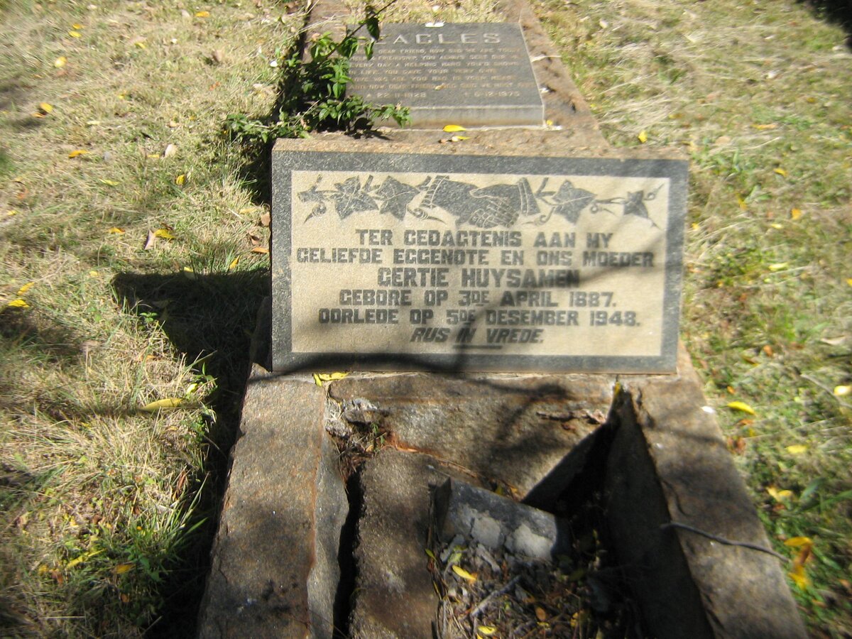 HUYSAMEN Gertie 1887-1948