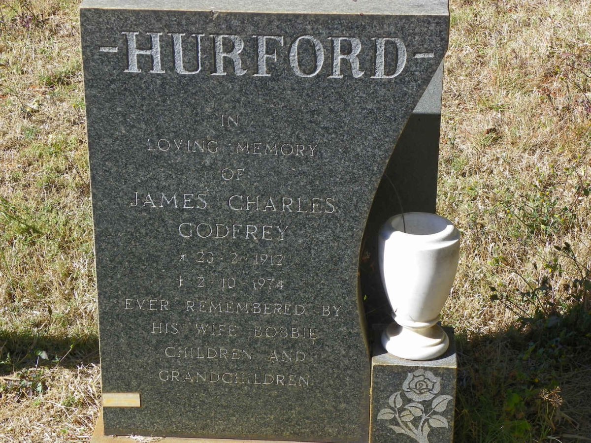 HURFORD James Charles Godfrey 1912-1974