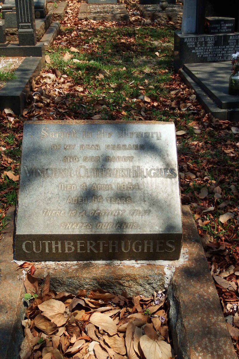 HUGHES Vincent, CUTHBERT -1954
