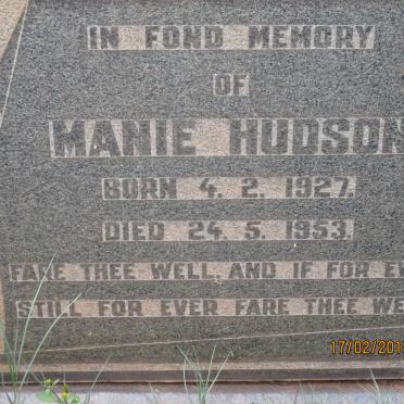 HUDSON Manie 1927-1953
