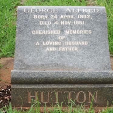 HUTTON George Alfred 1902-1951