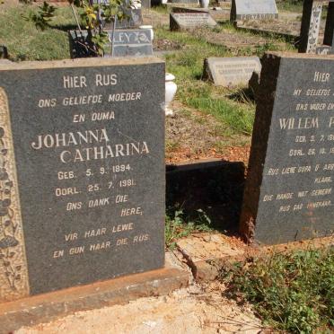 HUMAN Willem Petrus 1889-1956 &amp; Johanna Catharina 1894-1981