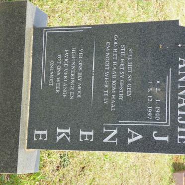 JANEKE Annatjie 1940-1997