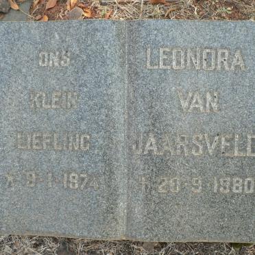 JAARSVELD Leonora, van 1974-1980