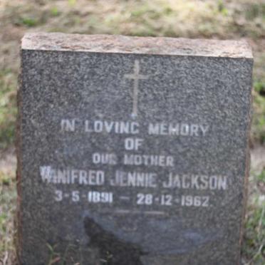 JACKSON Winifred Jennie 1891-1962
